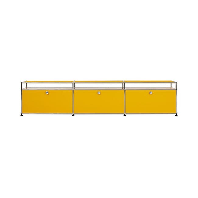 유에스엠 할러 3x2 모듈 (3-bottom-door 1-1-1-pannel W229 x H49) (타공) - 골든 옐로우(RAL 1004) 02781