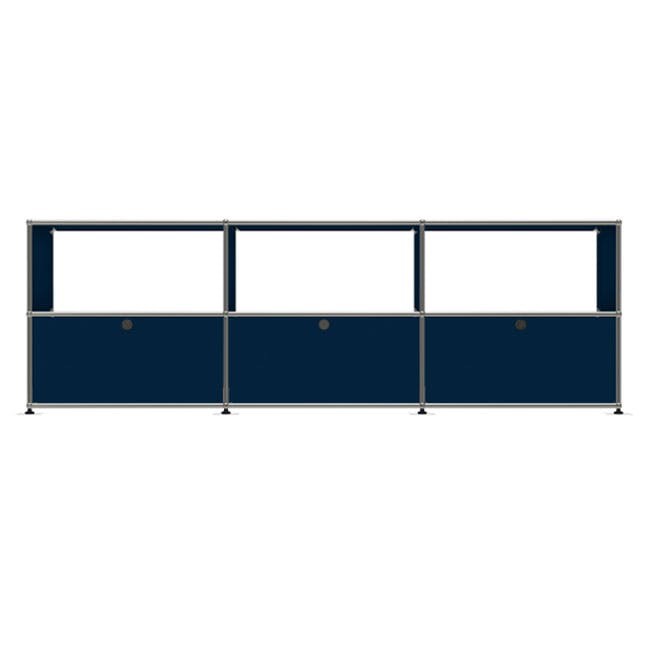 유에스엠 할러 3x2 모듈 (3-bottom-door 3-2-2-pannel W229 x H74) - 스틸 블루(RAL 5011) 02749