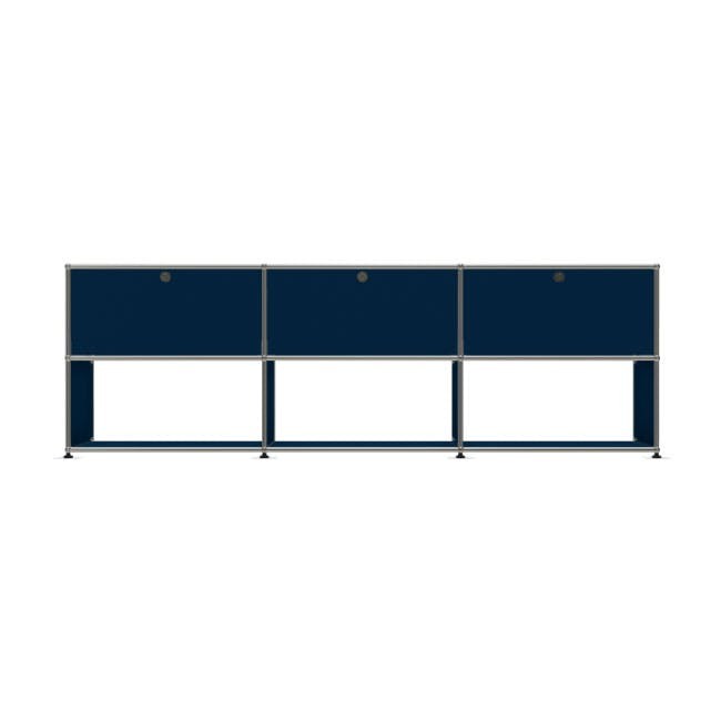 유에스엠 할러 3x2 모듈 (3-top-door 3-2-2-pannel W229 x H74) - 스틸 블루(RAL 5011) 02687