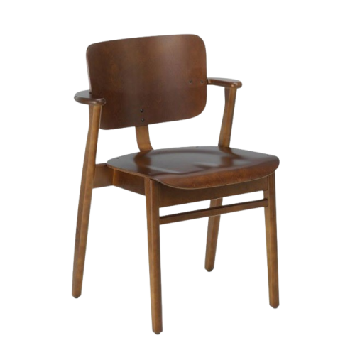 아르텍 도무스 체어 Birch 프레임 seat and backrest 월넛 stained 18552