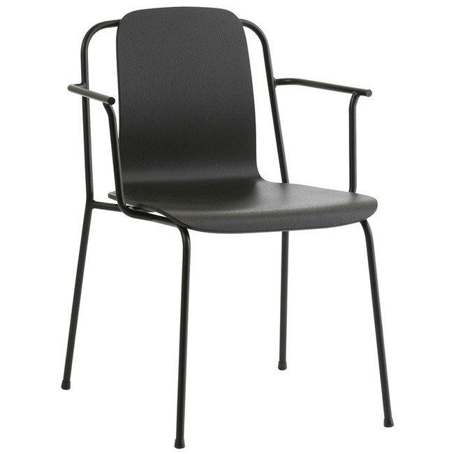 노만코펜하겐 Studio 암체어 팔걸이 의자 블랙 18426