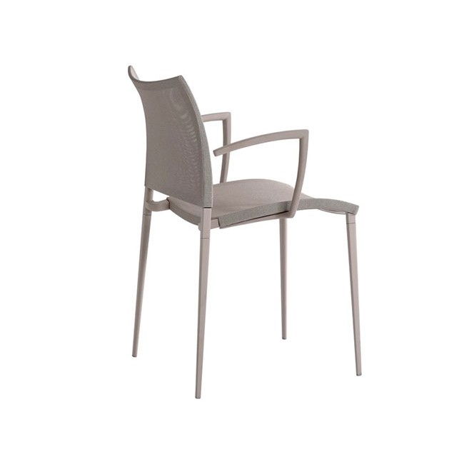 DESALTO SAND AIR - 스태커블 polyester fibre 체어 의자 위드 암레스트 16969
