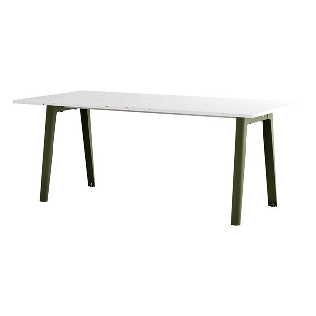 팁토 New Modern 테이블 190 x 95 cm recycled 플라스틱 - 로즈마리 그린 15102