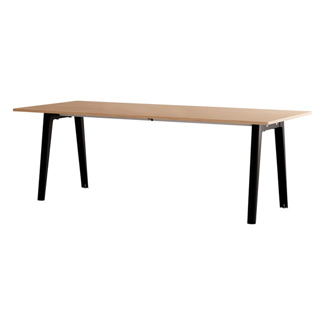 팁토 New Modern 테이블 220 x 95 cm oak - 그래파이트 블랙 14955
