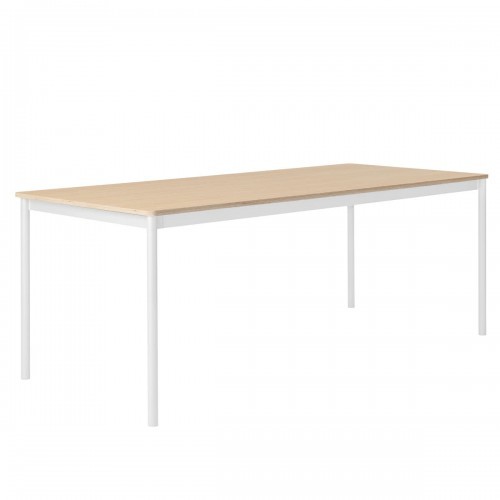 무토 베이스 테이블 (190x85cm) - 오크 & 화이트 14908
