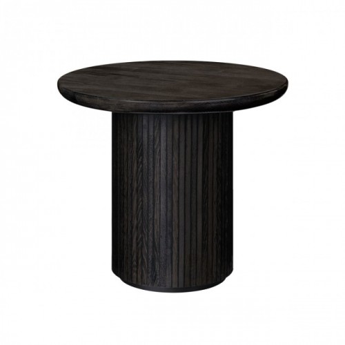 구비 문 테이블 (60 x H55) - 블랙 & 브라운 스테인 오크 14196