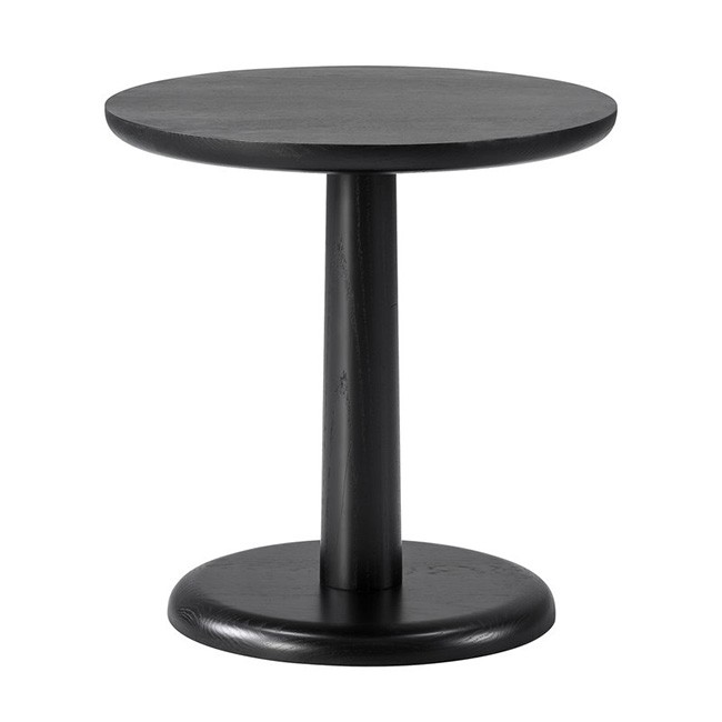 프레데리시아 Pon 사이드 테이블 45 cm 블랙 래커 oak 13697