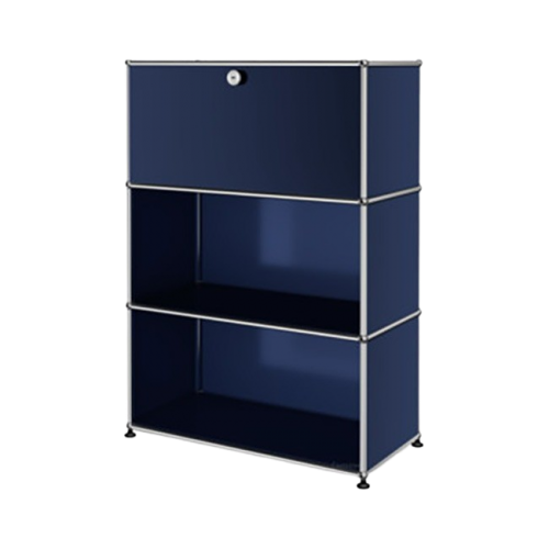 유에스엠 할러 1x3 모듈 (1-top-door 4-4-panel W77 x H109) - 스틸 블루 12116