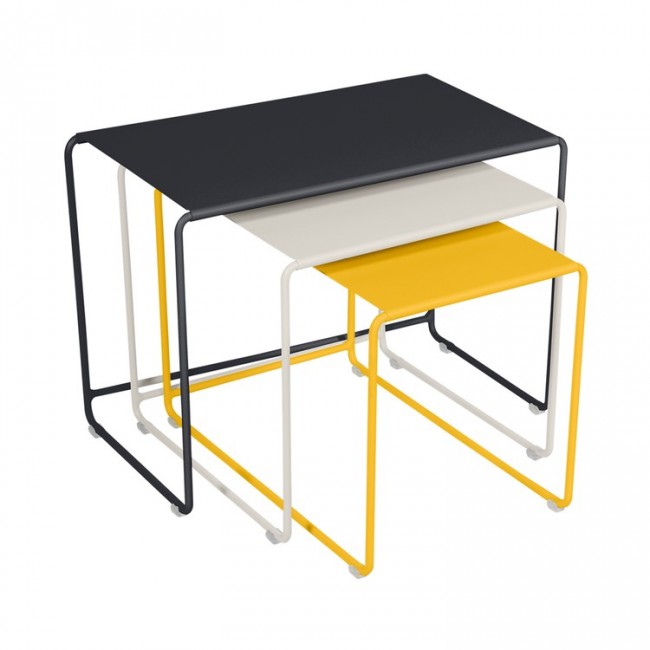 [FERMOB 페르몹] Oulala Set of 3 Nesting Low Table | 울랄라 로우 테이블 세트 01428