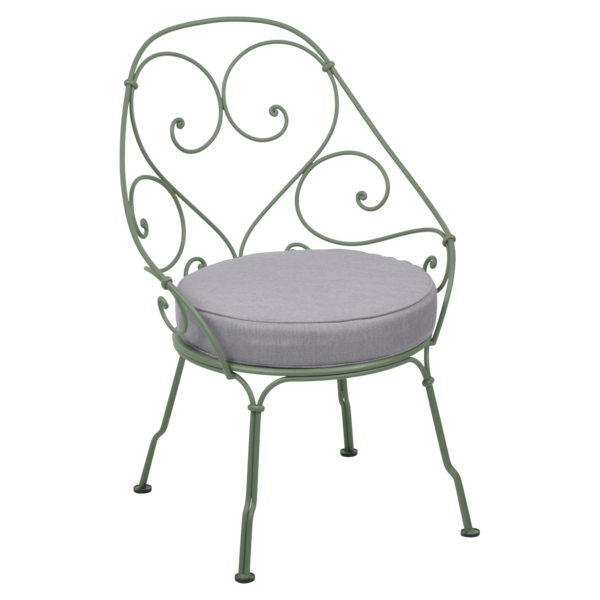 페르몹 1900 / 카브리올레 암체어 팔걸이 의자 위드 쿠션(FLANNEL Grey) 00033
